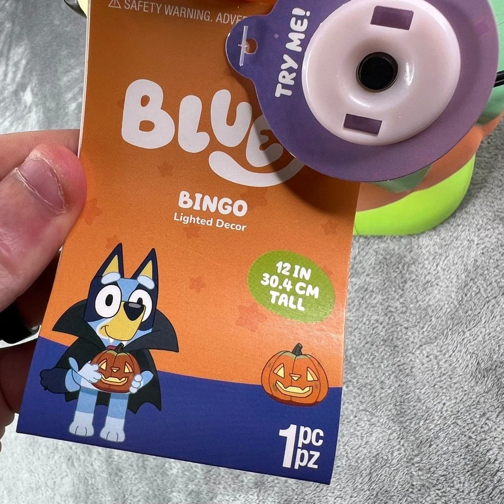 Bluey Bingo Lighted Decor Halloween Pumpkin Costume 12